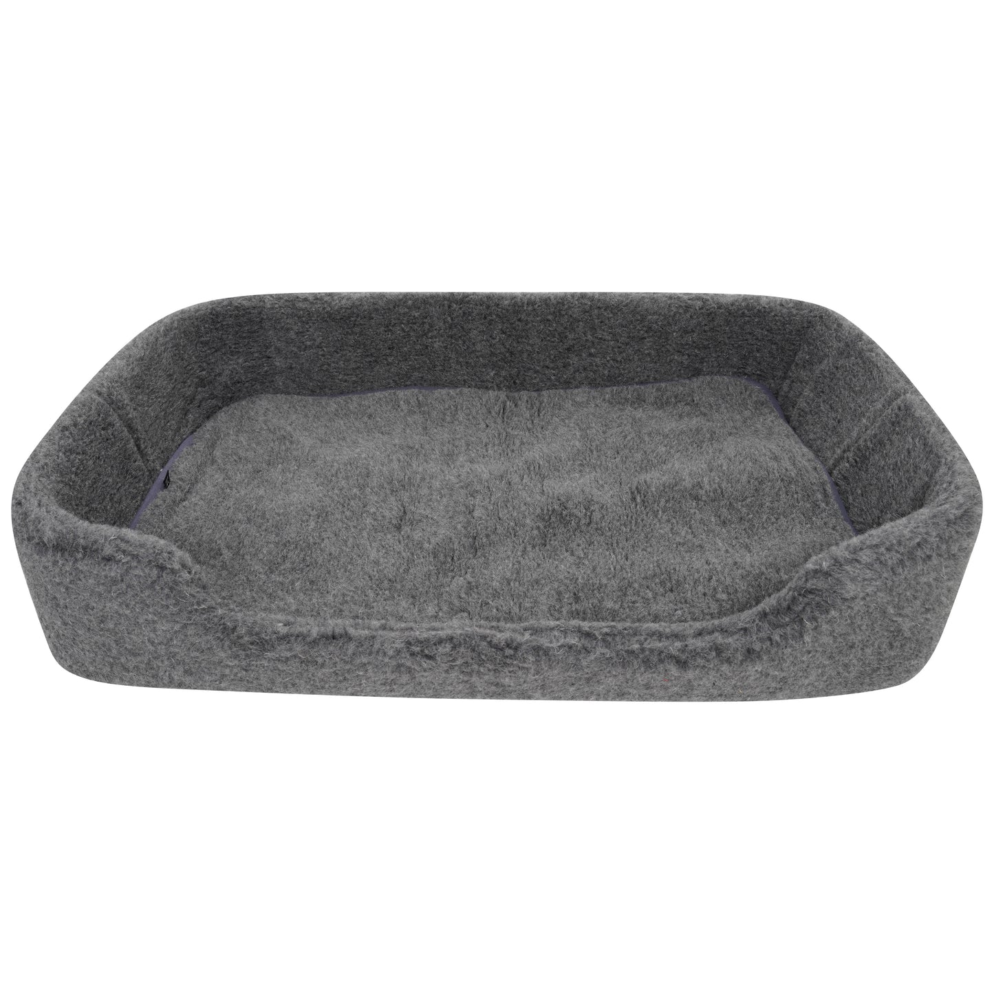 100% Merino Wool Pet Dog Bed - Grey 90 x 60cm LARGE - CasaFenix