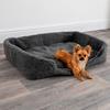 100% Merino Wool Pet Dog Bed - Grey 90 x 60cm LARGE - CasaFenix