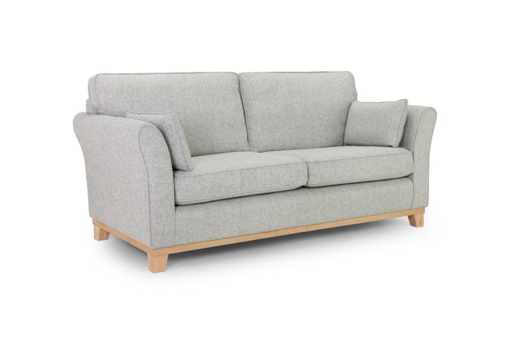 Delta Fabric Sofa In Grey. 1, 2, 3 Seat Settee & Footstool (Copy) Sofa CasaFenix