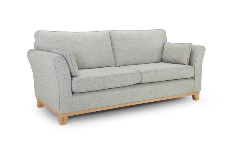 Delta Fabric Sofa In Grey. 1, 2, 3 Seat Settee & Footstool (Copy) Sofa CasaFenix