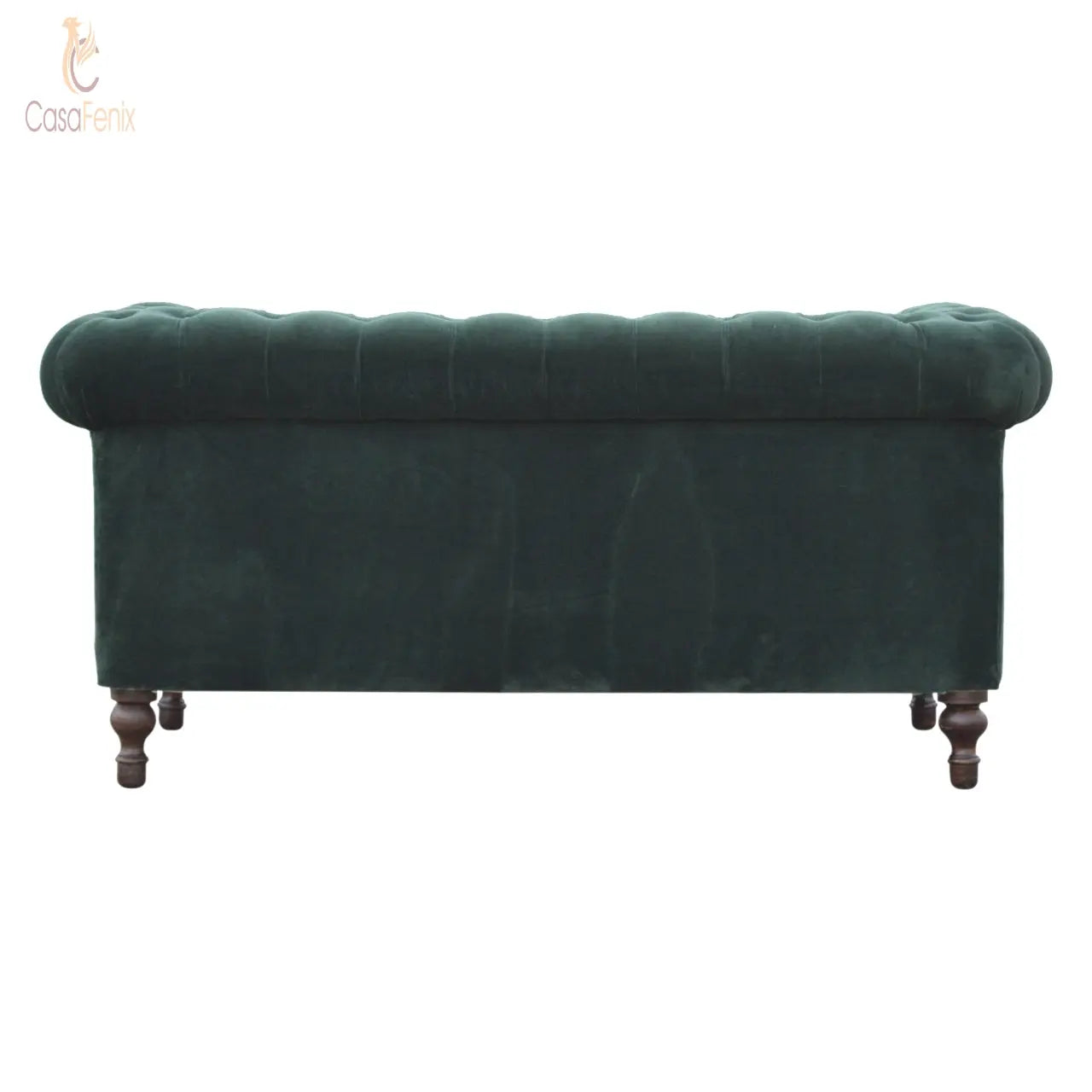 Emerald Green Velvet Chesterfield Sofa Sofas CasaFenix