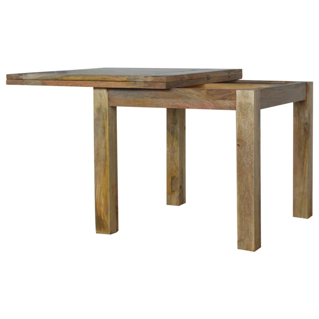 Extendable Butterfly Dining Table 100% Solid Mango Wood - CasaFenix