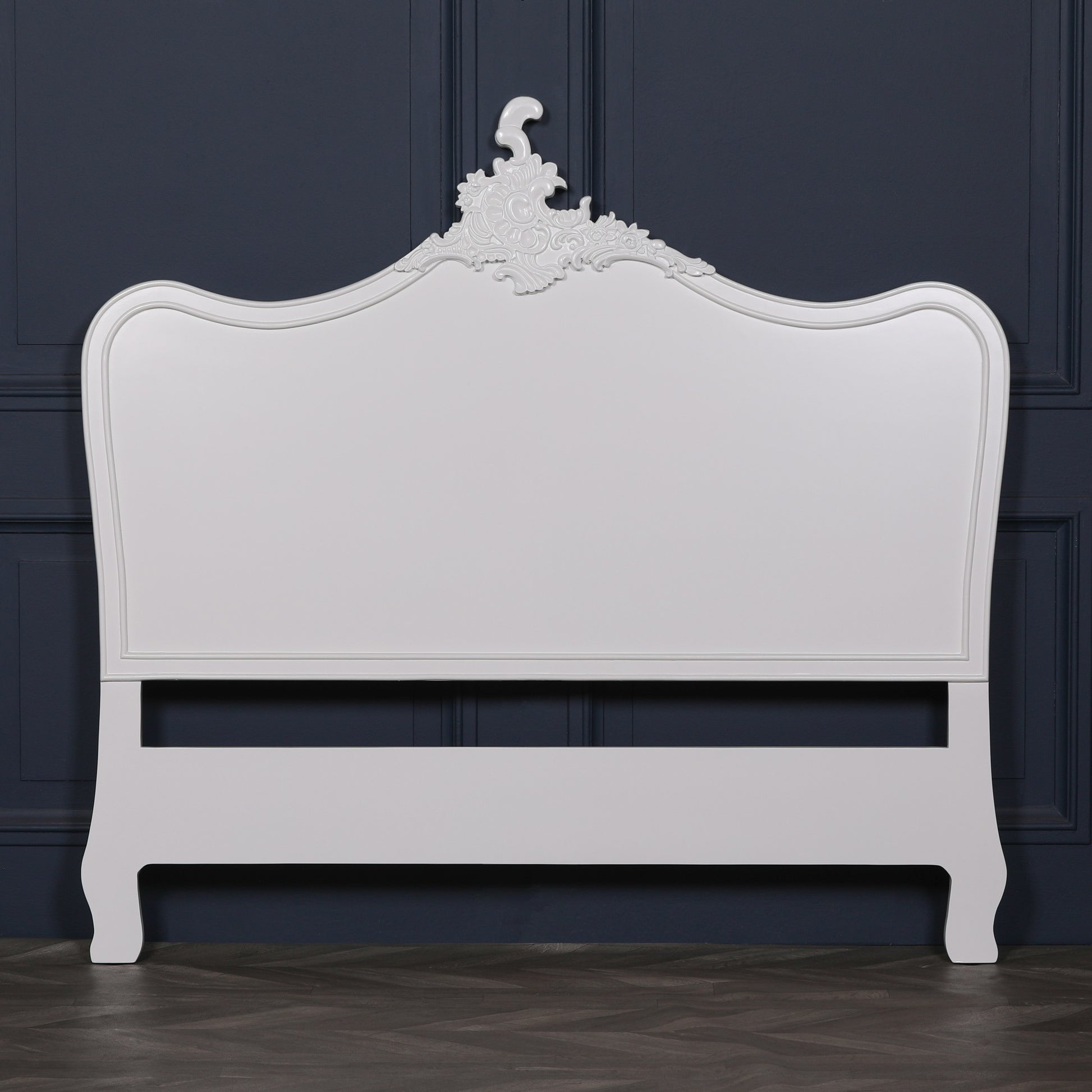 French White 5ft King Size Headboard CasaFenix