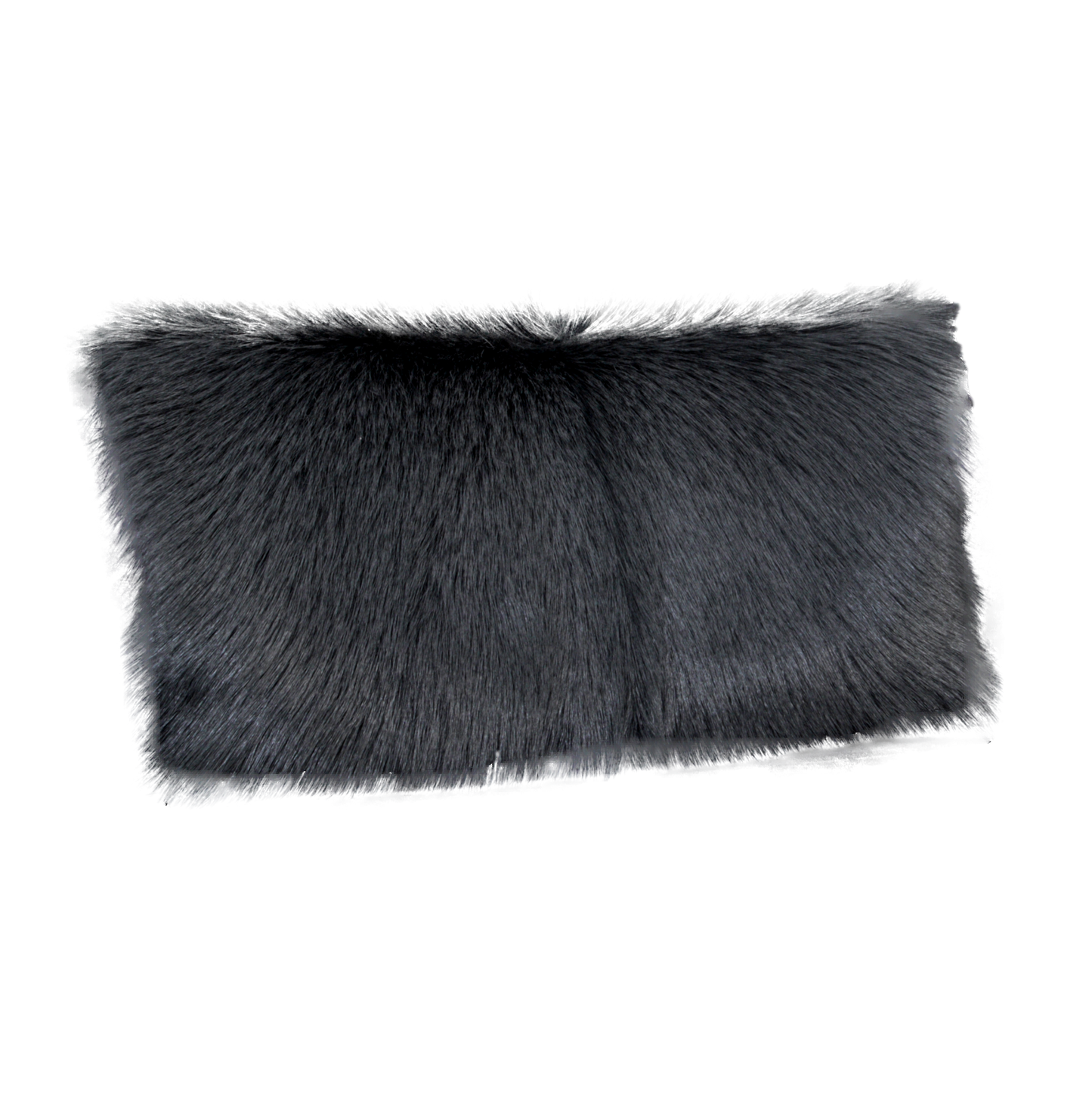 Smoke Grey Goatskin Cushion 50 x 30cm - CasaFenix