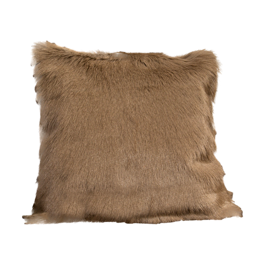 Beige Goatskin Cushion 45 x 45cm - CasaFenix