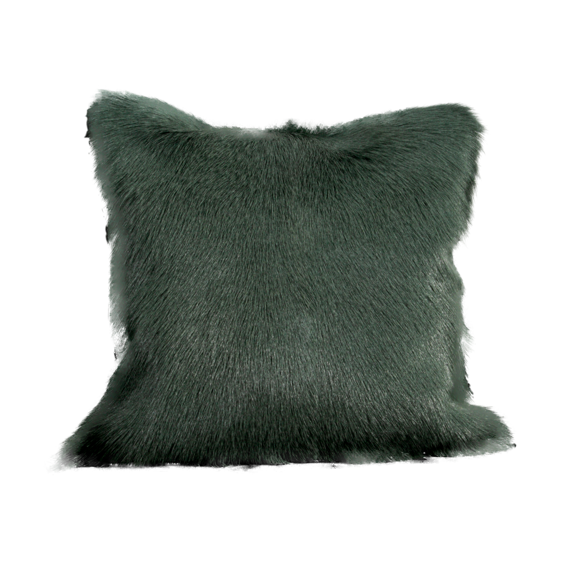 Turqoise Goatskin Cushion 45x45cm - CasaFenix