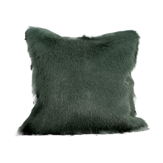 Turqoise Goatskin Cushion 45x45cm - CasaFenix