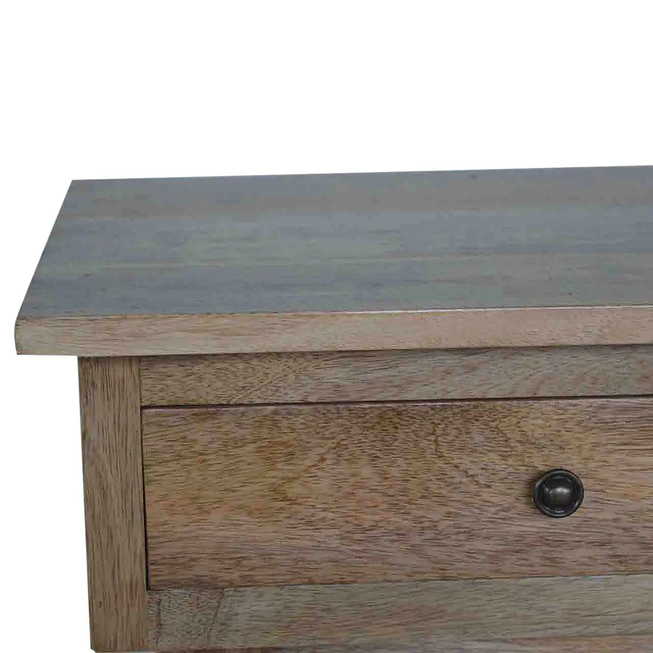 Hallway 2 Drawer Console Table 100% Solid Mango Wood - CasaFenix