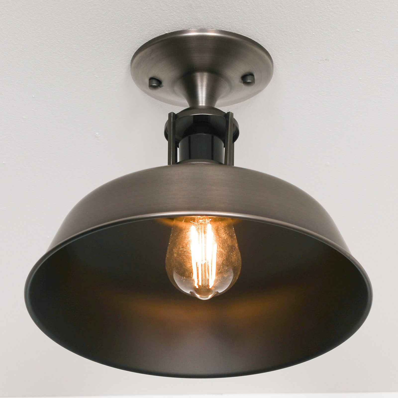 Brushed Silver Ceiling Light CasaFenix