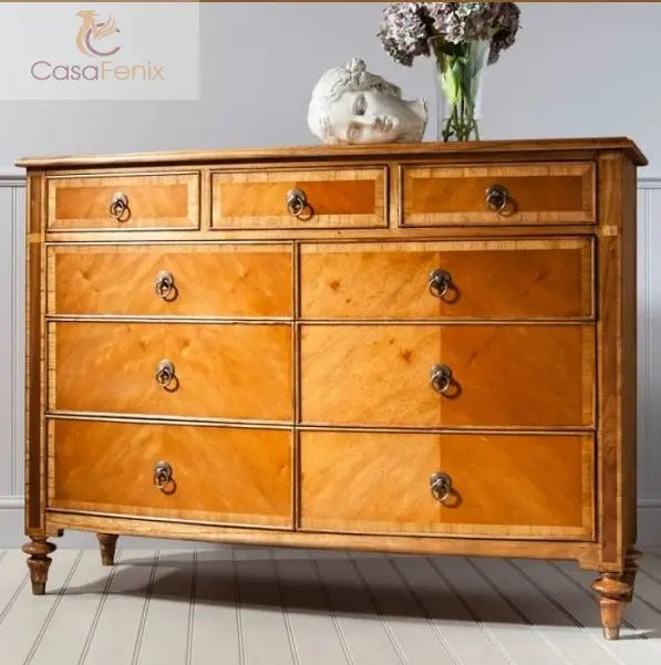 Inspire Walnut Bedroom Range 9 Drawer Chest Chest of drawers CasaFenix