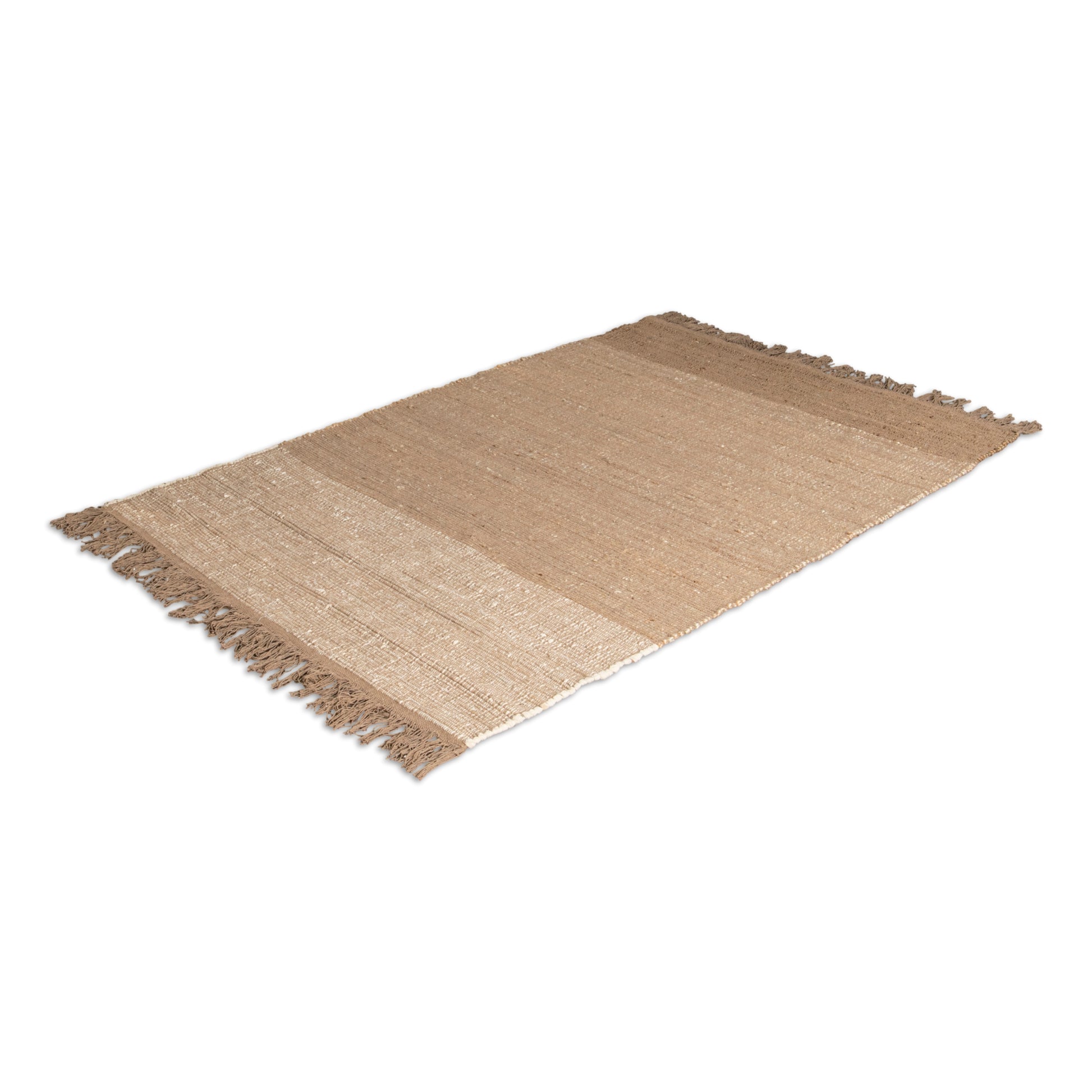 Natural Tones Jute & Cotton Rug 160 x 230cm Rugs CasaFenix