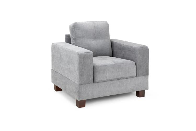 Jerry Sofa in Fabric 1, 2, 3 Seat Light Grey or Grey Sofa CasaFenix