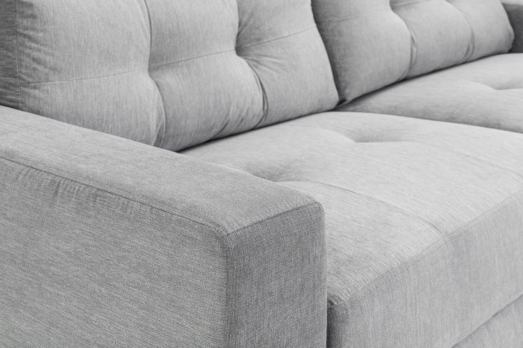 Jerry Sofa in Fabric 1, 2, 3 Seat Light Grey or Grey Sofa CasaFenix