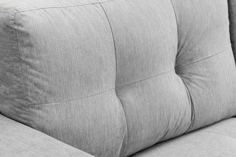 Jerry Sofa in Fabric 1, 2, 3 Seat Light Grey or Grey Sofa CasaFenix