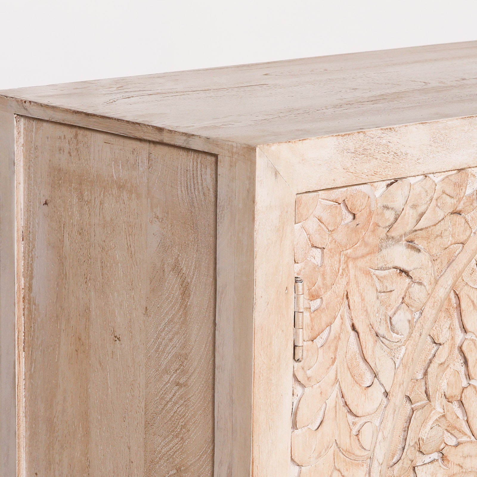 Ornate Wooden 2 Door Cupboard CasaFenix