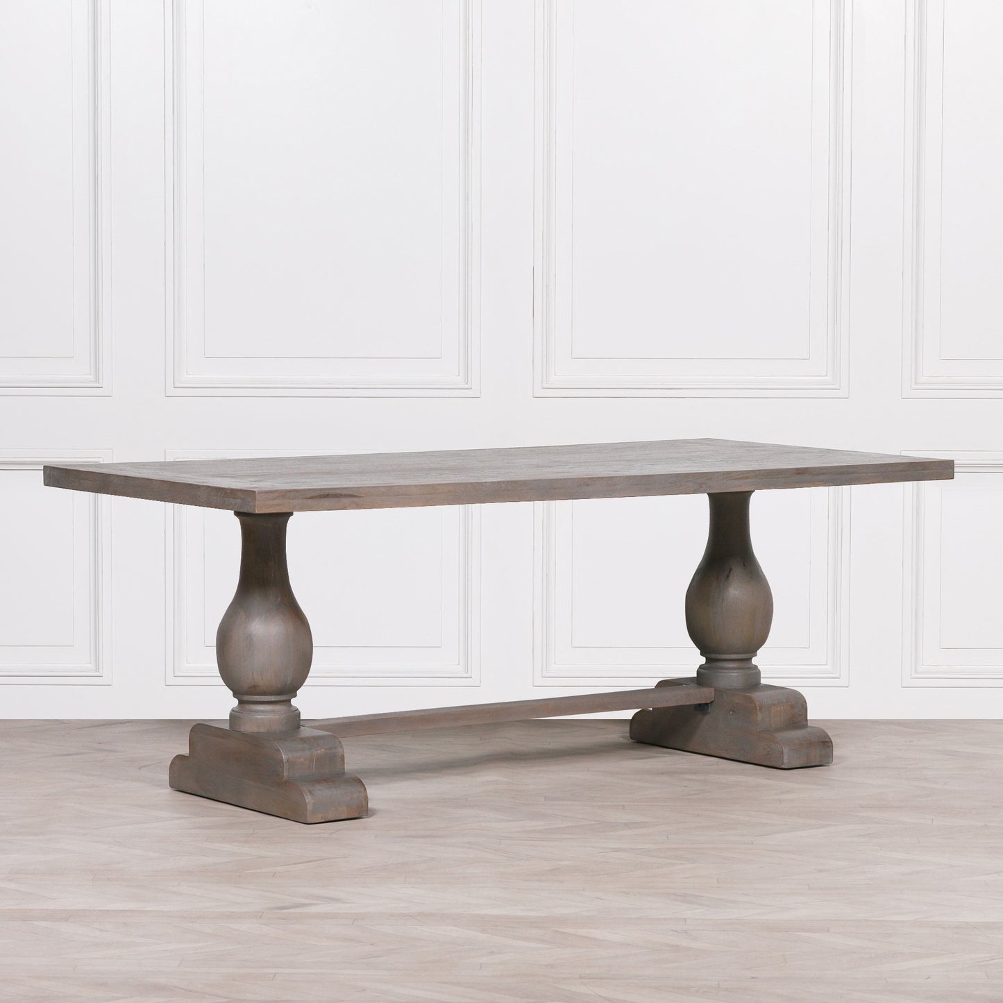 Wooden Rustic Rectangular Dining Table 210cm CasaFenix