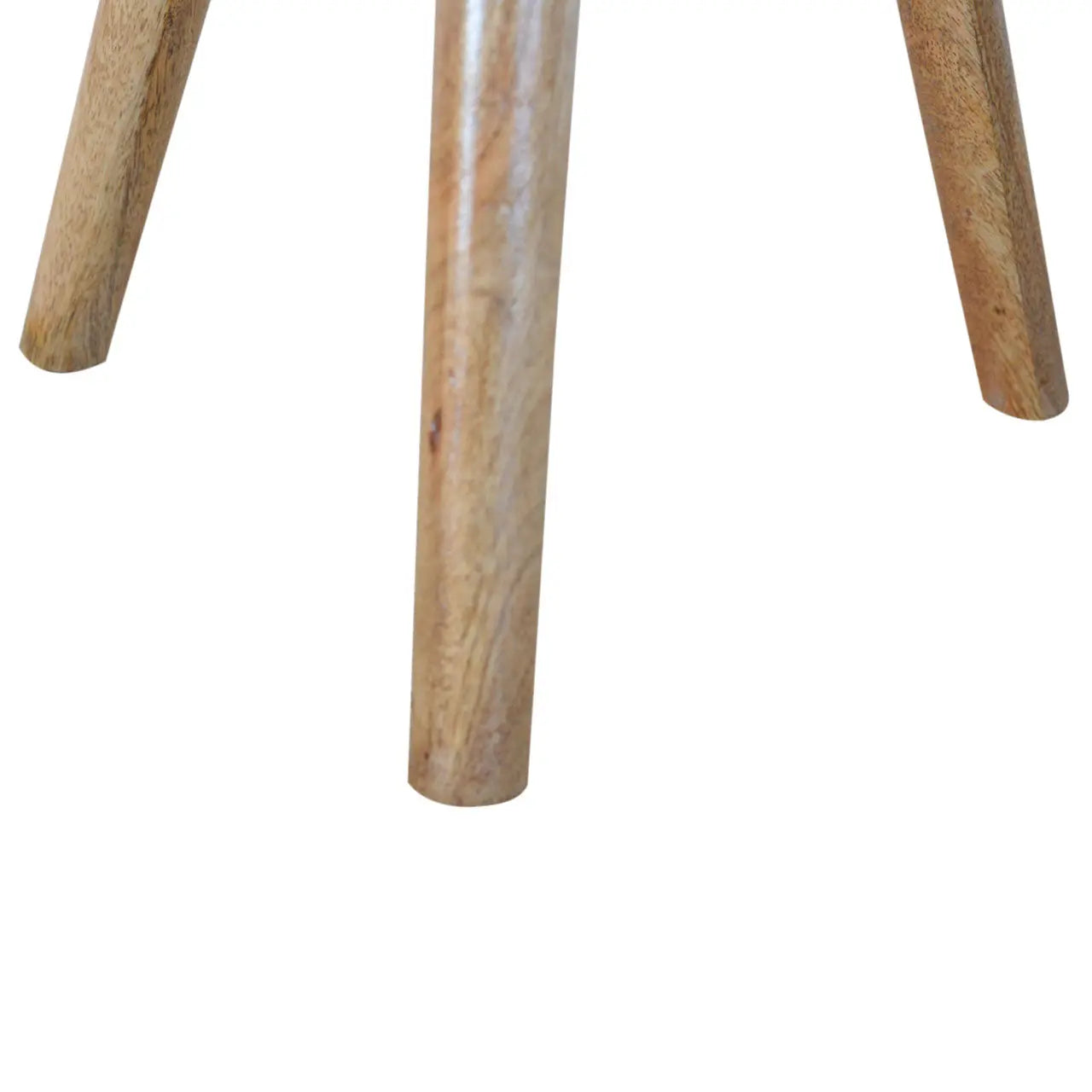 Lulu Round Tripod Stool 100% mango wood - CasaFenix