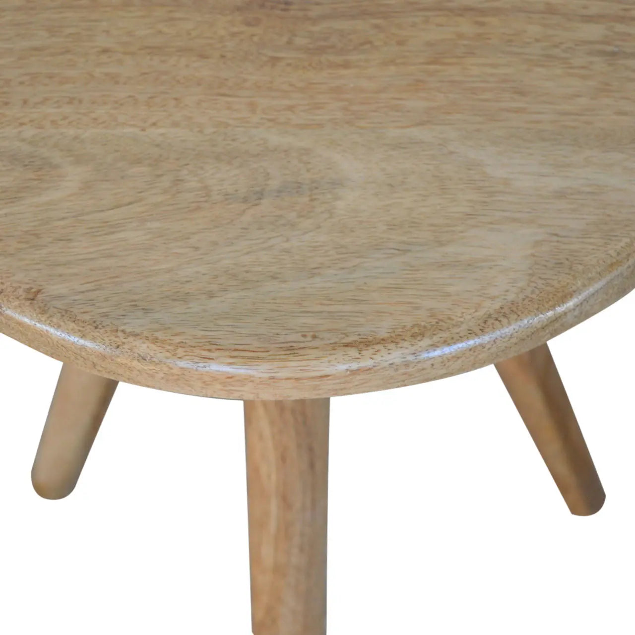 Lulu Round Tripod Stool 100% mango wood - CasaFenix