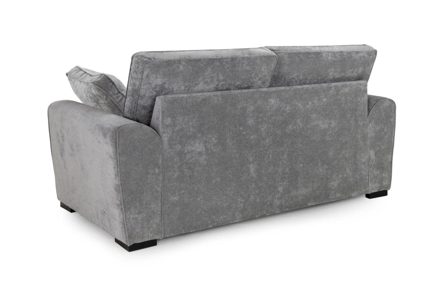 Maxwell Plush Velvet Fabric Sofa in Grey 1, 2, 3 Seat, 4 Seat Corner Settee & Footstool Sofa CasaFenix