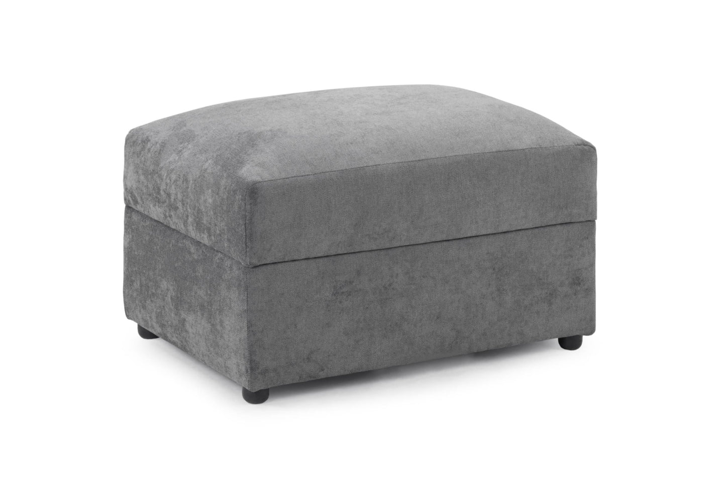 Maxwell Plush Velvet Fabric Sofa in Grey 1, 2, 3 Seat, 4 Seat Corner Settee & Footstool Sofa CasaFenix