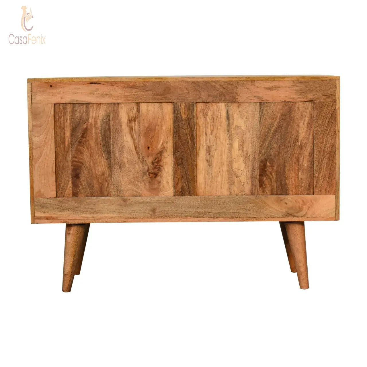 Muna Sideboard 1 Door 3 Drawer Solid Mango Wood in a Nordic Style - CasaFenix