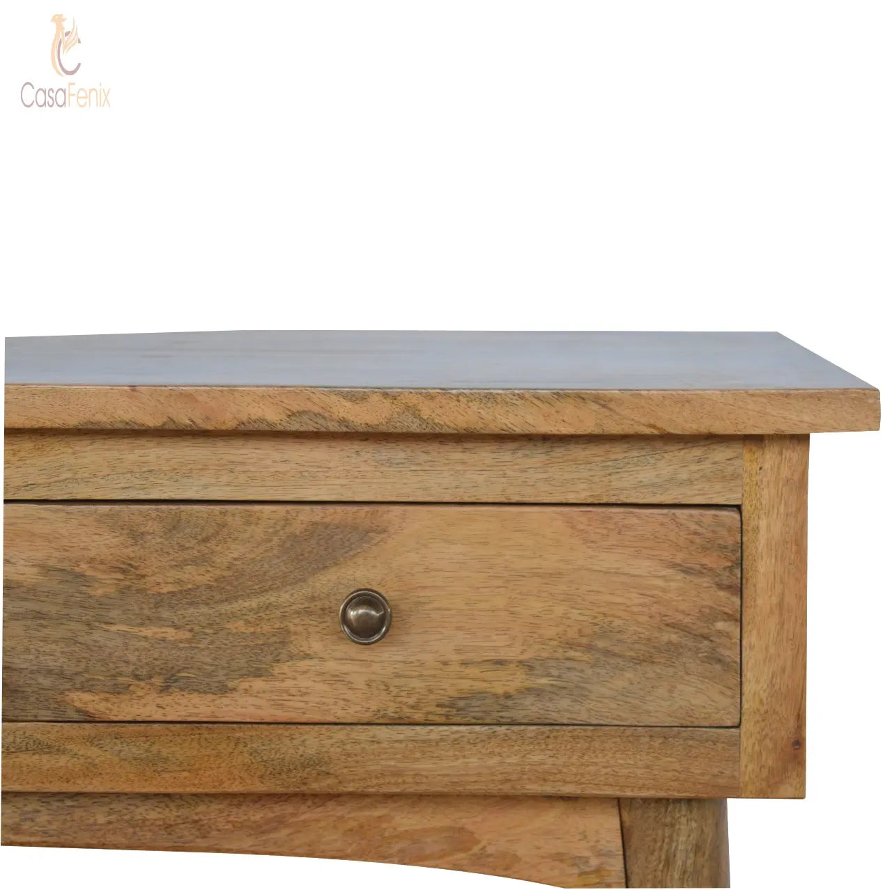 Nordic Style Console Table with 3 Drawers 100% solid mango wood - CasaFenix