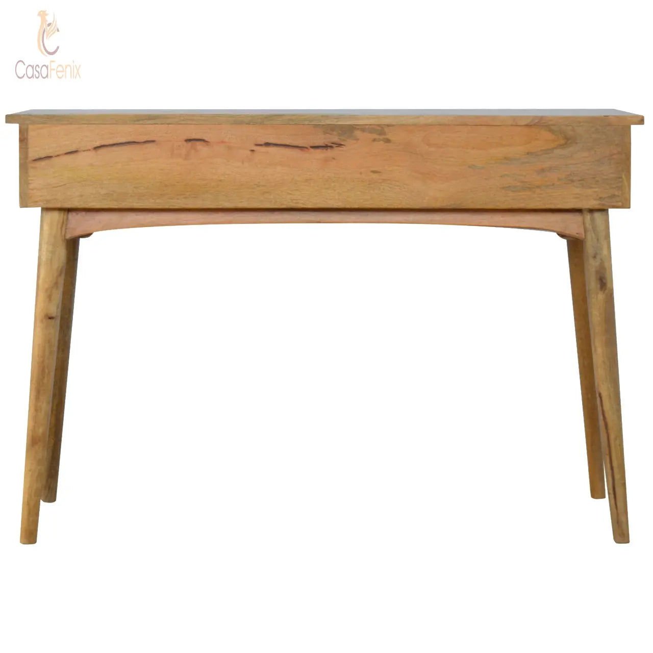 Nordic Style Console Table with 3 Drawers 100% solid mango wood - CasaFenix