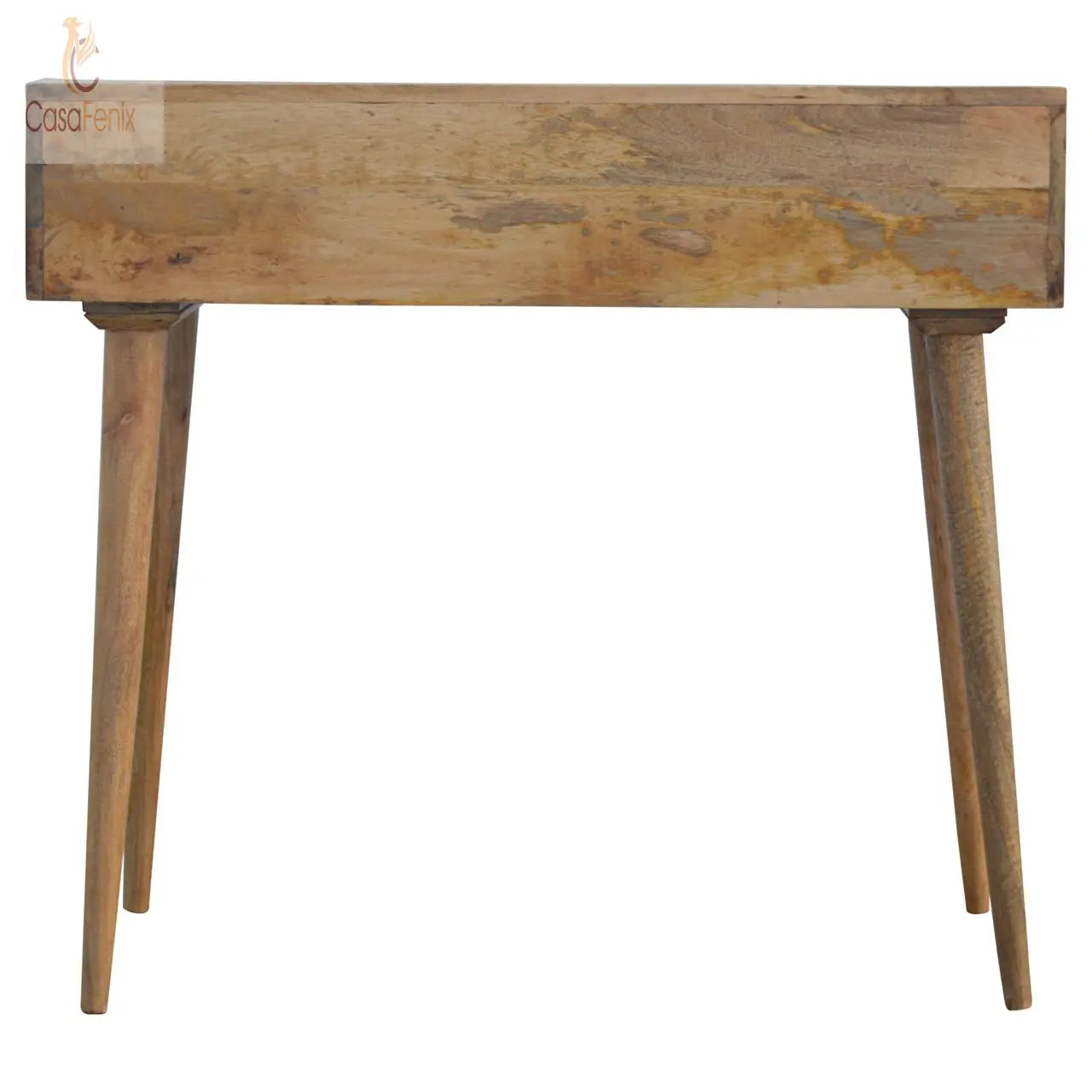 Nordic Style Gallery Back Writing Desk 100% solid mango wood - CasaFenix