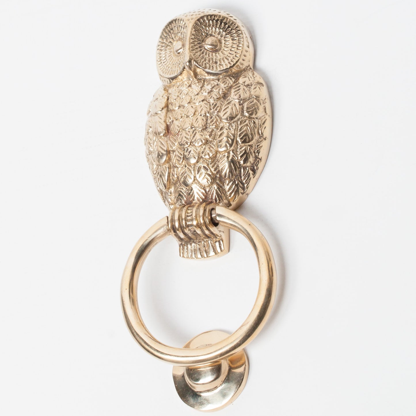 Brass Owl Door Knocker CasaFenix