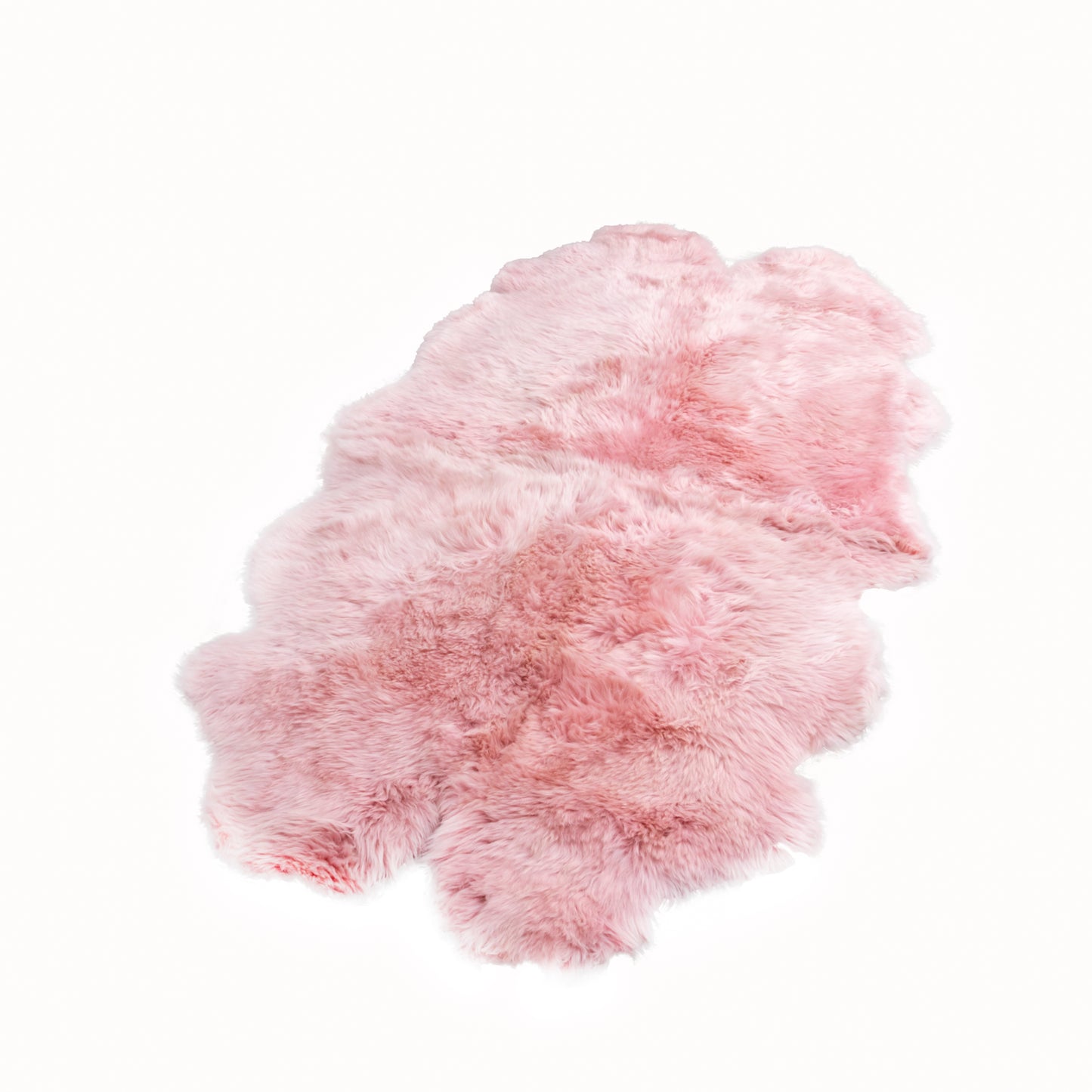 Quad Blush Pink Genuine Sheepskin Rug 240 x 120cm - CasaFenix