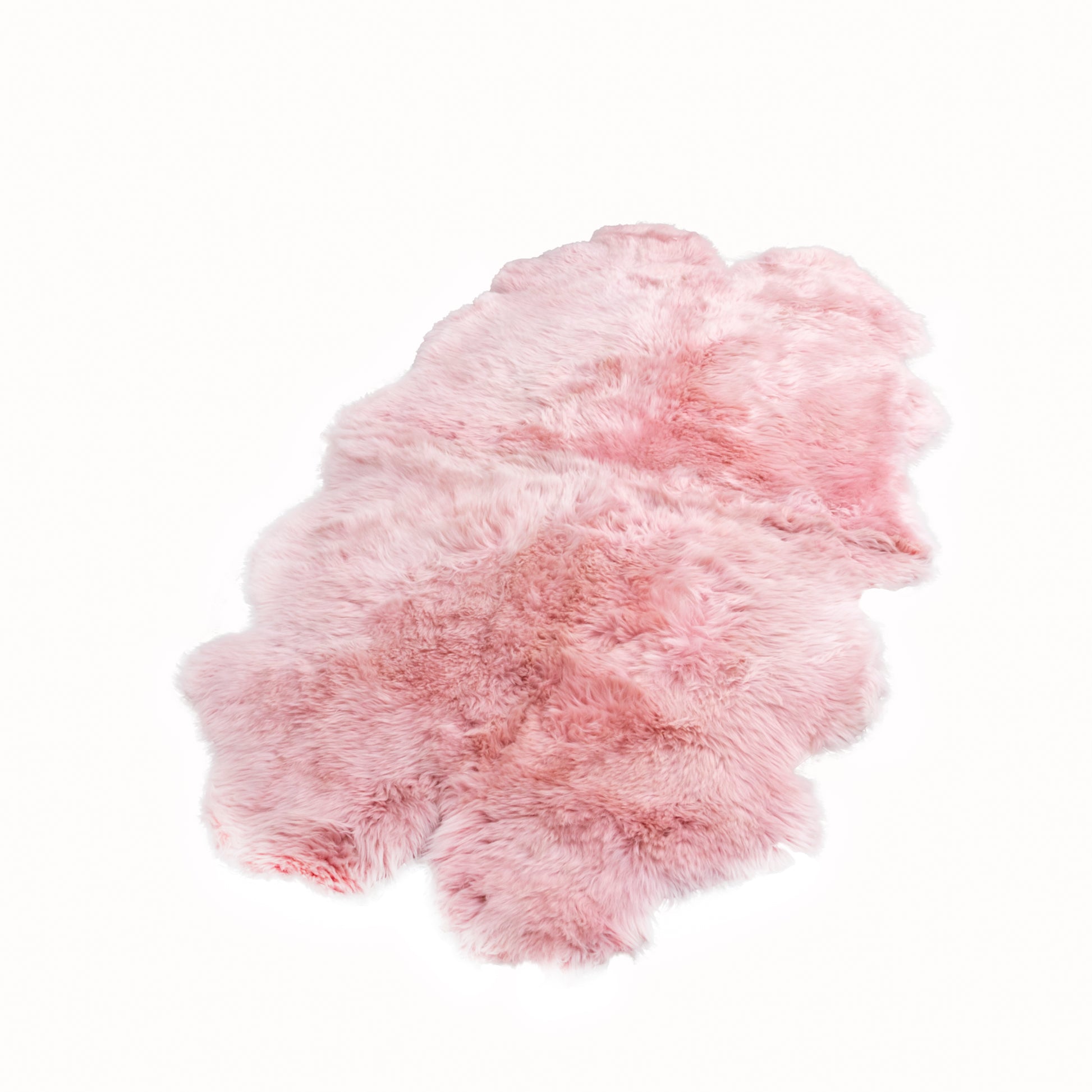 Quad Blush Pink Genuine Sheepskin Rug 240 x 120cm - CasaFenix