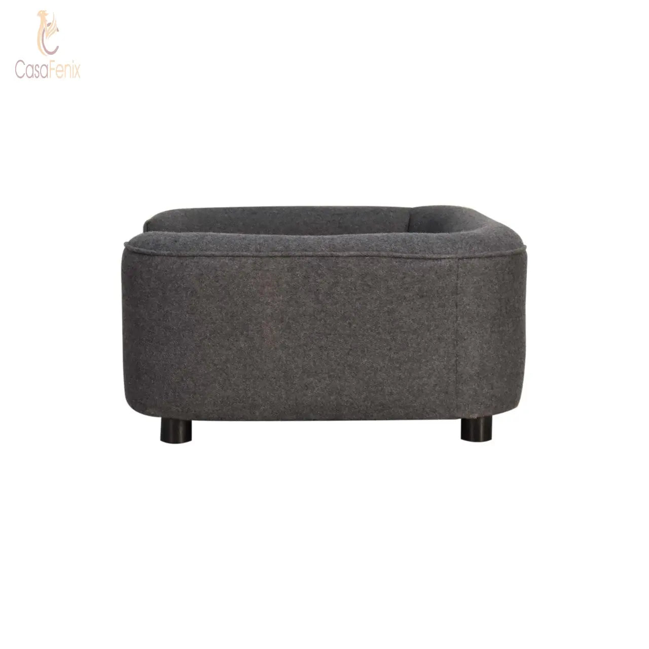 Battleship Grey Tweed Pet Cat / Dog / Rabbit Sofa Bed - CasaFenix