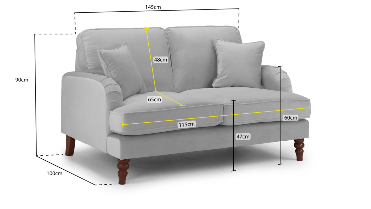 Rupert Sofa Plush Beige 1, 2, 3, 4 Seat + 4 Seat Corner Settee & Footstool Sofa CasaFenix