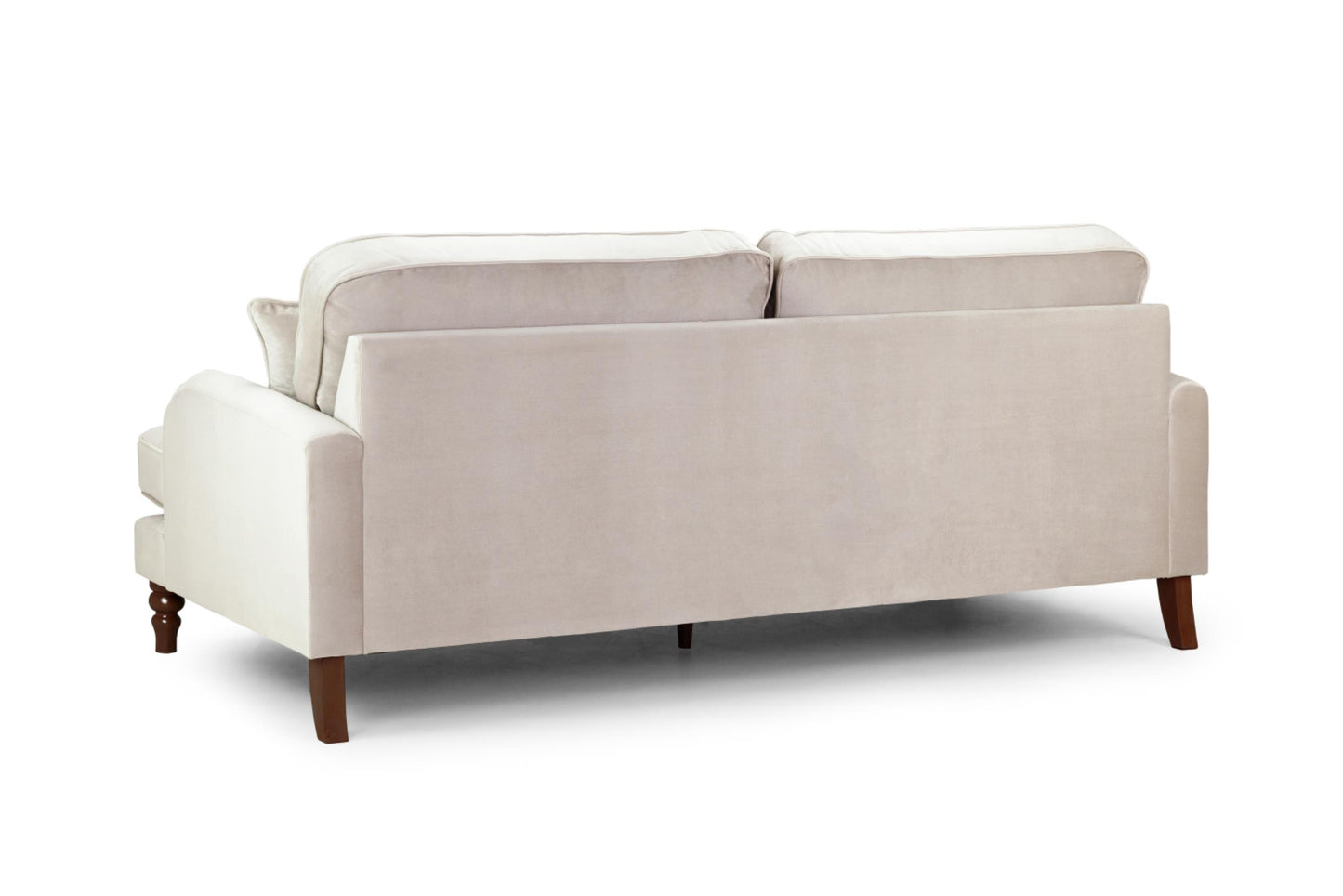 Rupert Sofa Plush Beige 1, 2, 3, 4 Seat + 4 Seat Corner Settee & Footstool Sofa CasaFenix