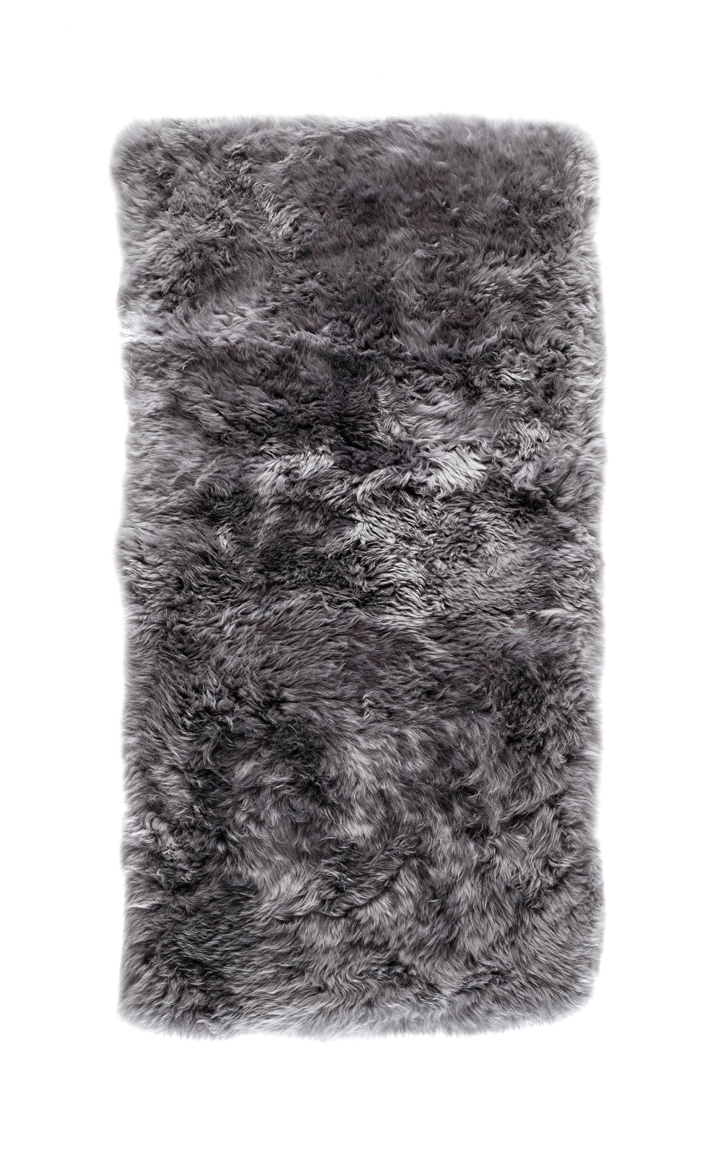 Grey Rectangle Sheepskin Rug - 70 x 140cm - CasaFenix - CasaFenix