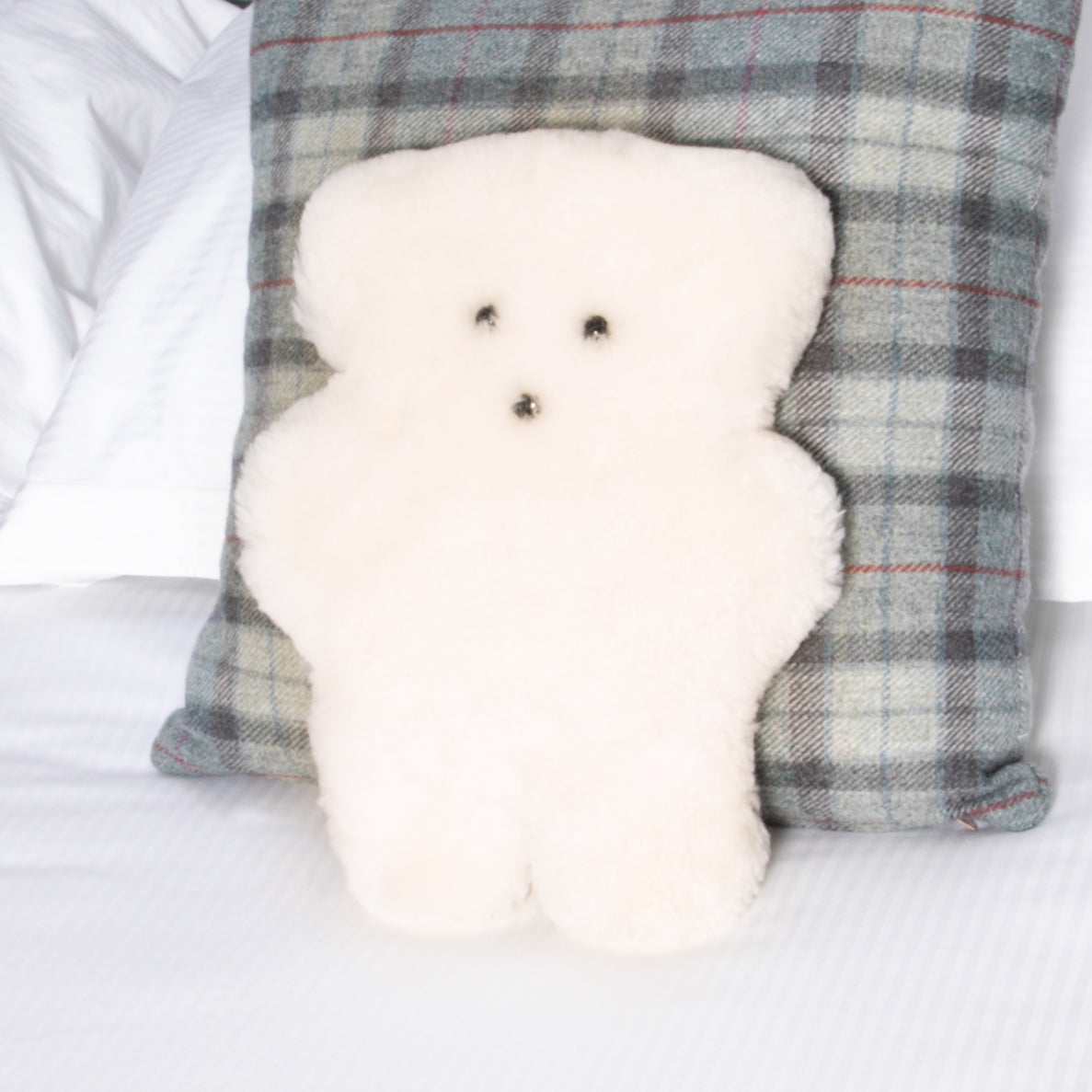 Sheepskin Teddy Bear 40 x 35cm - CasaFenix