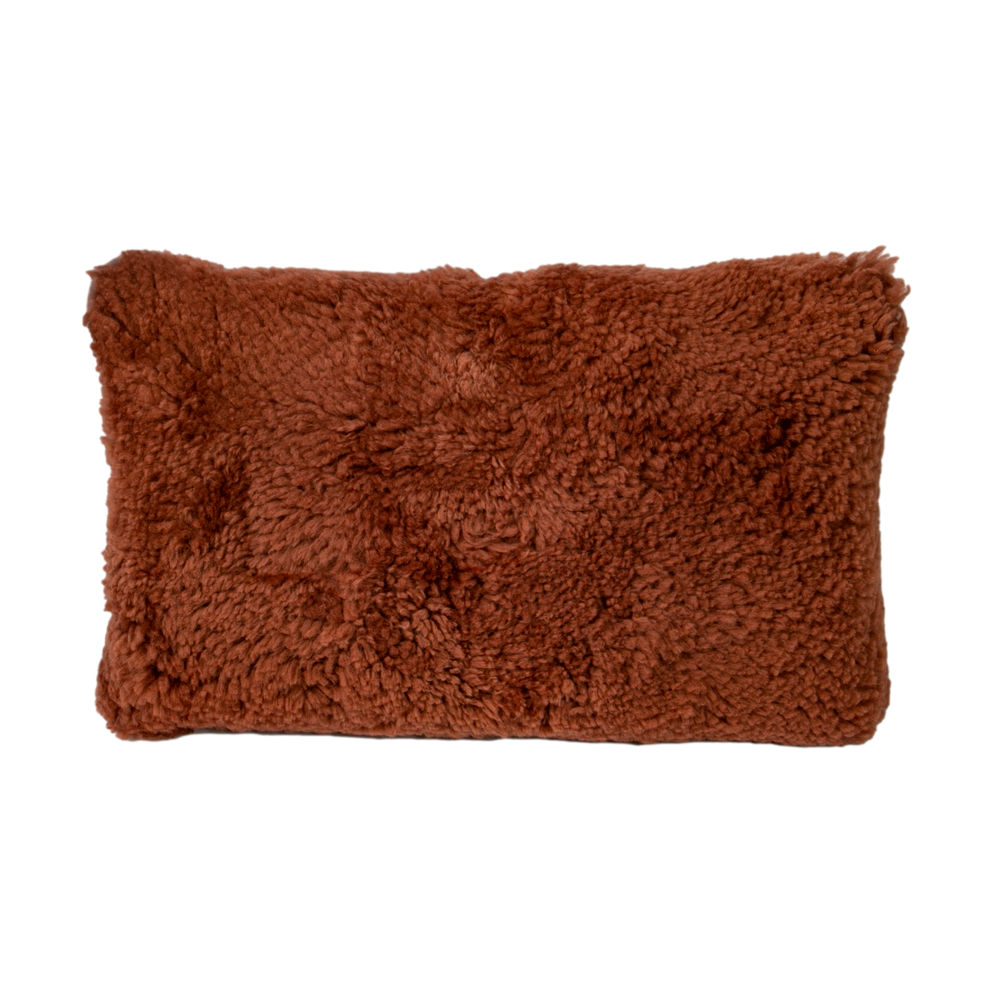 Coral Short Pile Sheepskin Cushion 50 x 30cm - CasaFenix