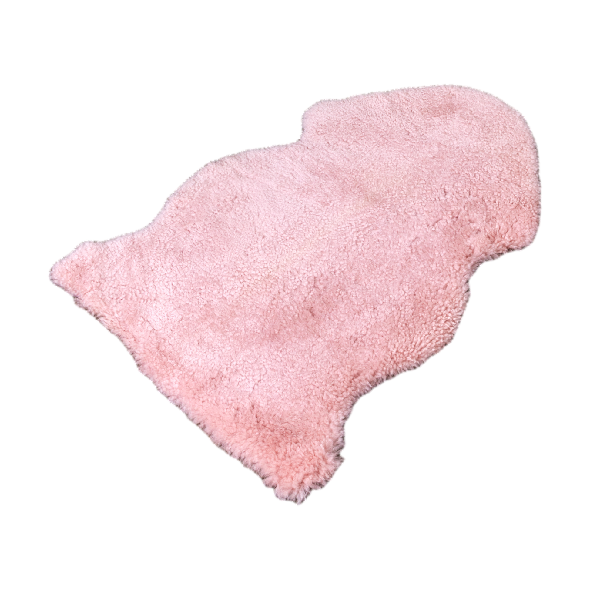 Pink Short Pile Sheepskin Rug 90 x 60cm - CasaFenix