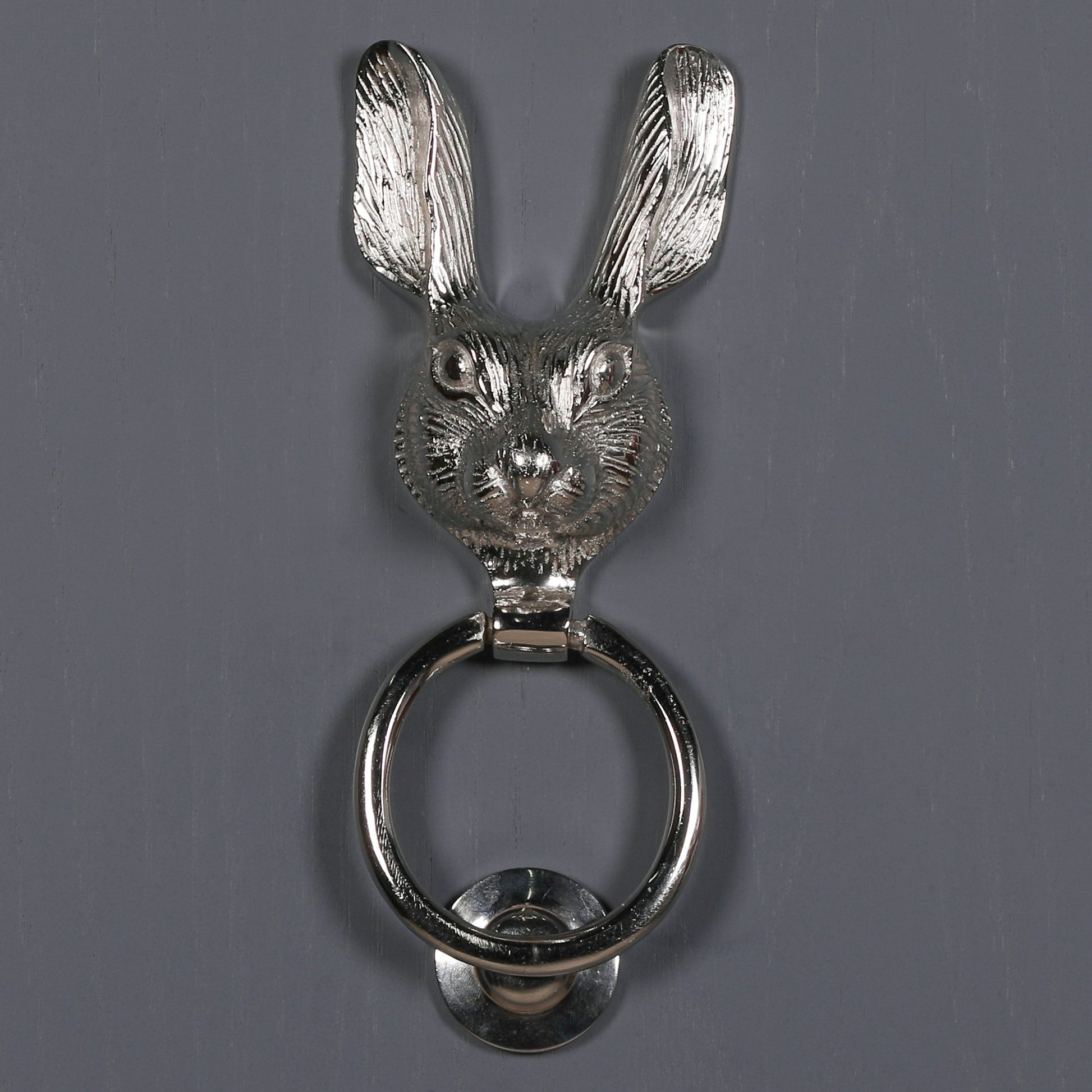 Chrome Rabbit Door Knocker CasaFenix