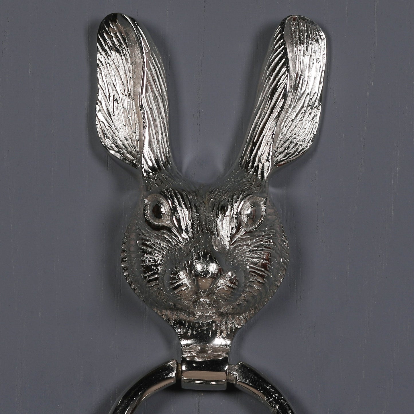 Chrome Rabbit Door Knocker CasaFenix