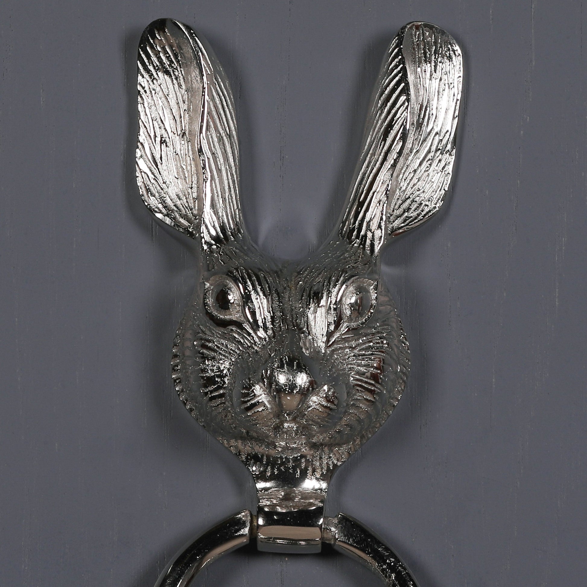 Chrome Rabbit Door Knocker CasaFenix