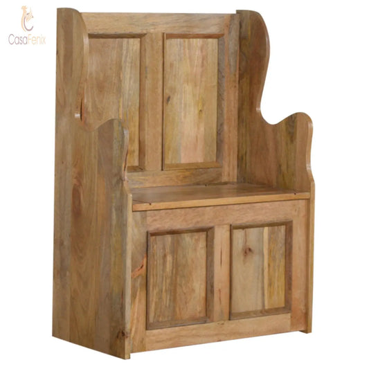 Small Monks Storage Bench - CasaFenix