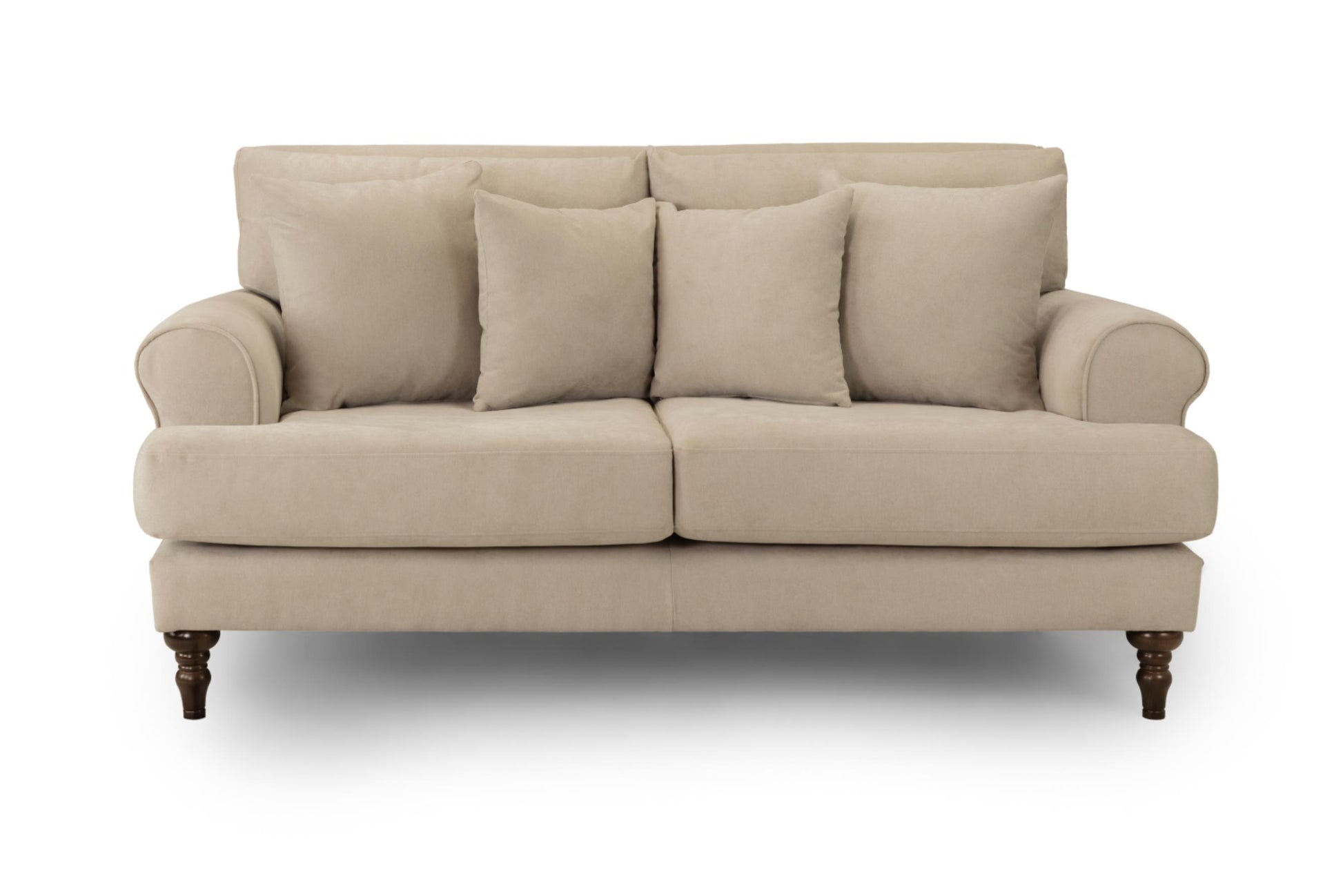 Summer Fabric Sofa in Beige or Grey available in 1, 2, 3, 4 Seat and Footstool Sofa CasaFenix