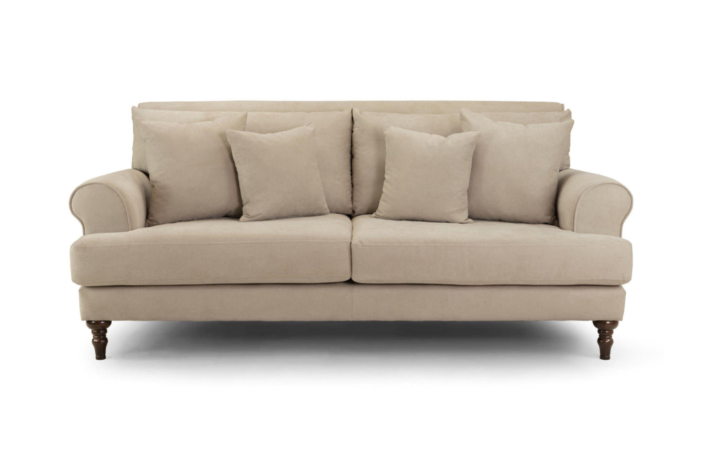 Summer Fabric Sofa in Beige or Grey available in 1, 2, 3, 4 Seat and Footstool Sofa CasaFenix