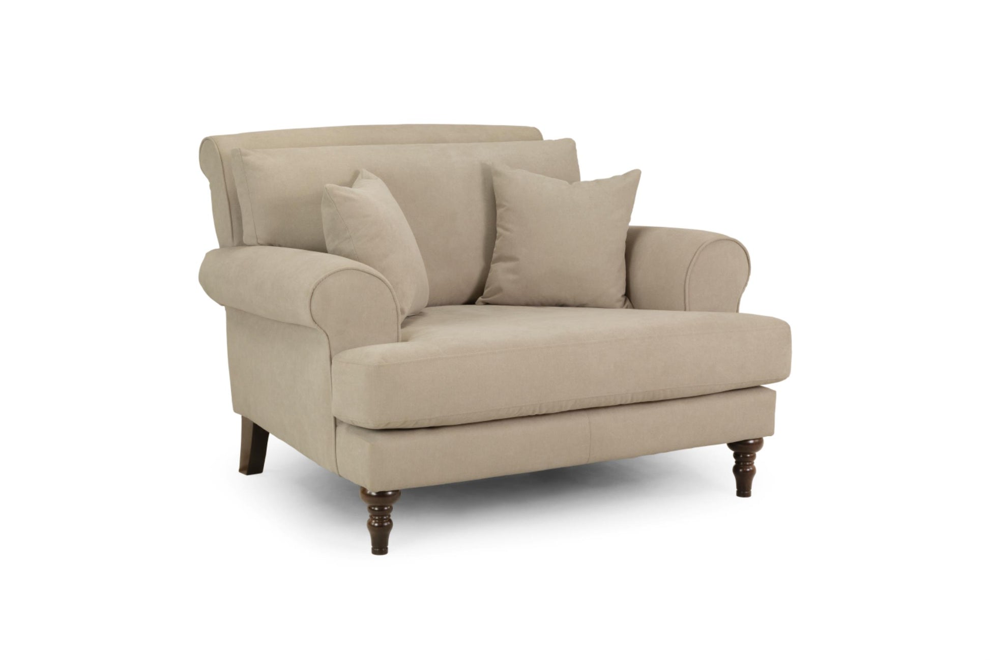 Summer Fabric Sofa in Beige or Grey available in 1, 2, 3, 4 Seat and Footstool Sofa CasaFenix