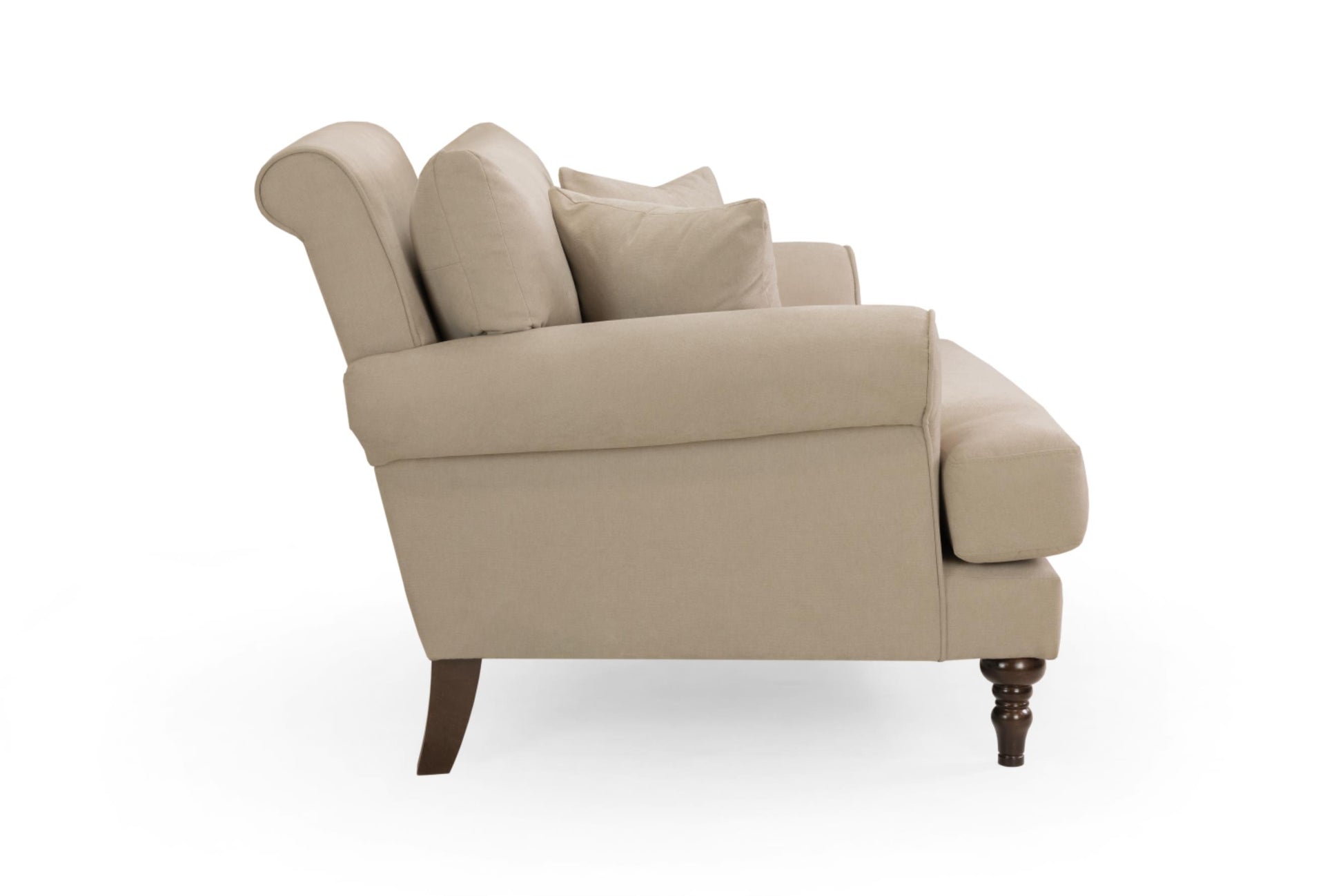 Summer Fabric Sofa in Beige or Grey available in 1, 2, 3, 4 Seat and Footstool Sofa CasaFenix