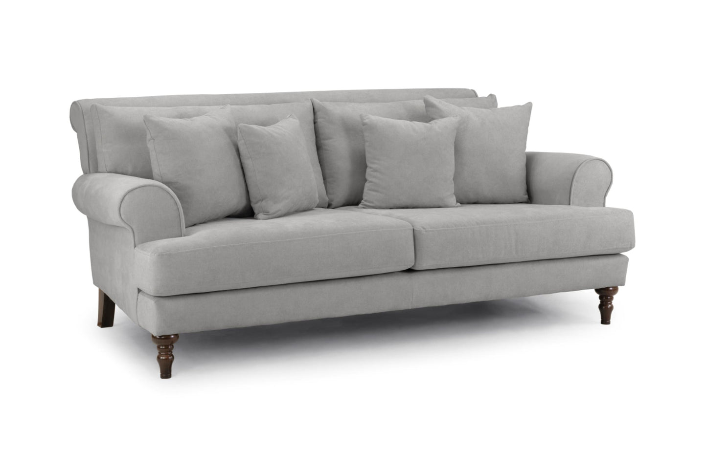 Summer Fabric Sofa in Beige or Grey available in 1, 2, 3, 4 Seat and Footstool Sofa CasaFenix