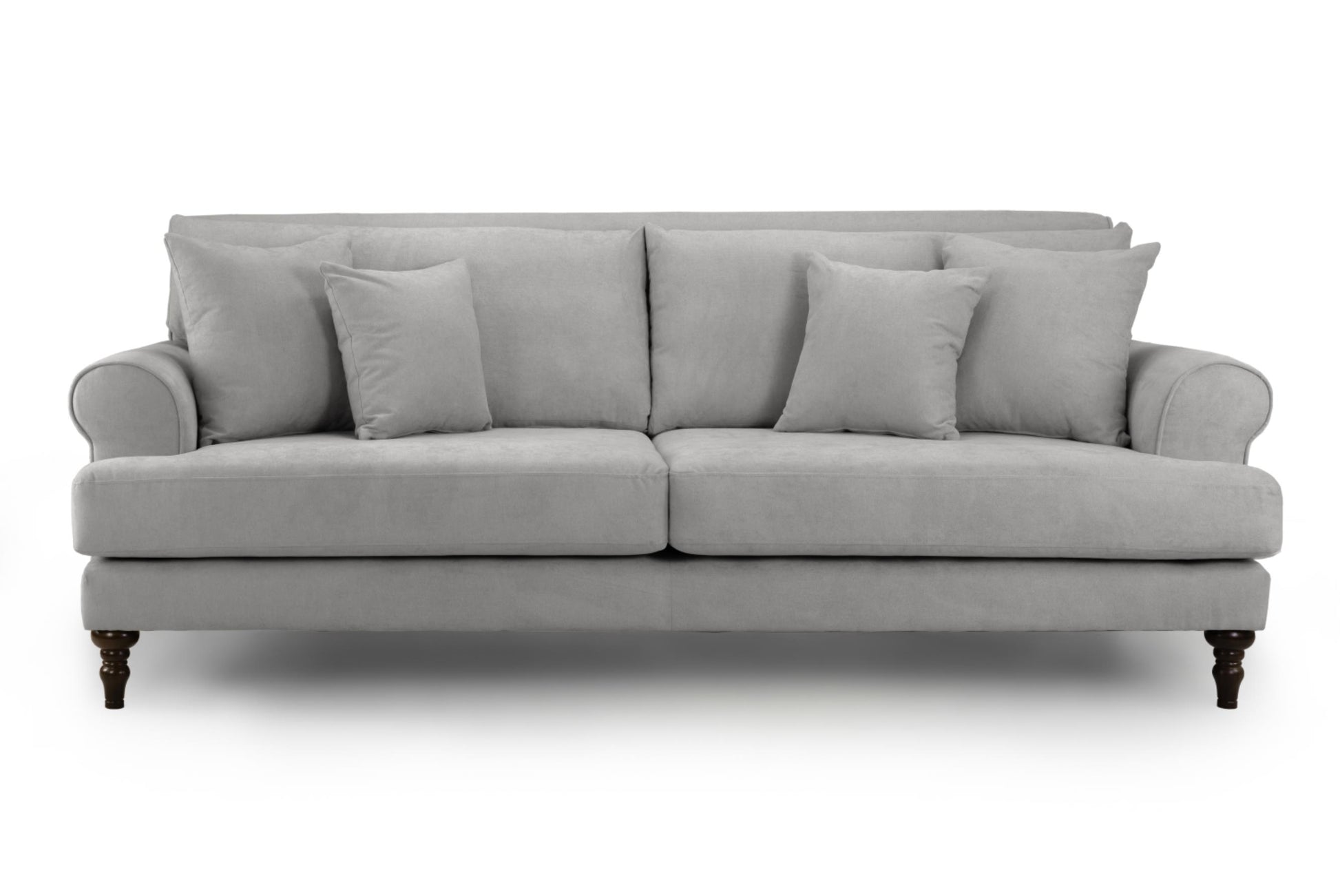 Summer Fabric Sofa in Beige or Grey available in 1, 2, 3, 4 Seat and Footstool Sofa CasaFenix