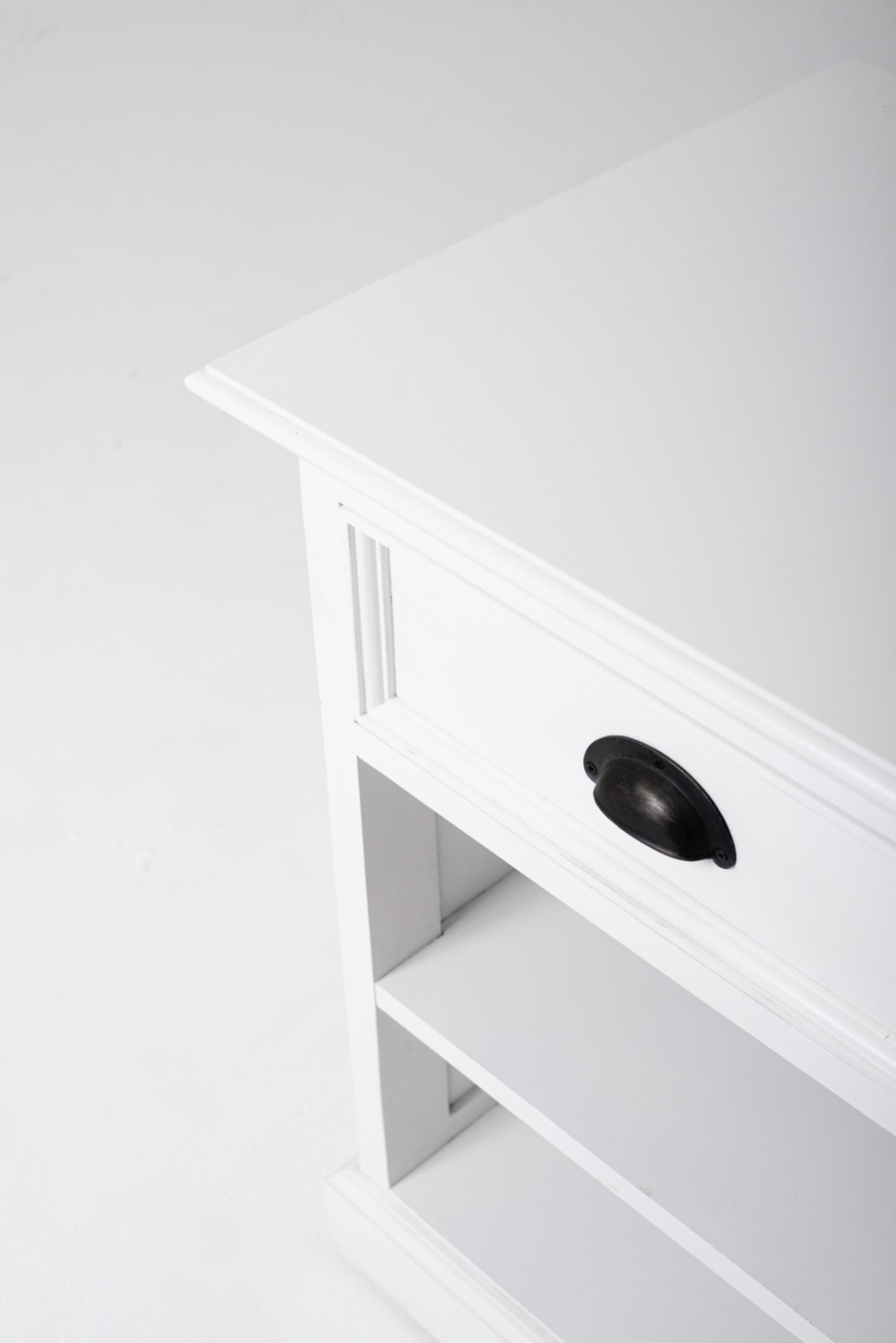 Halifax collection by Nova Solo.  Bedside Table with Shelves CasaFenix