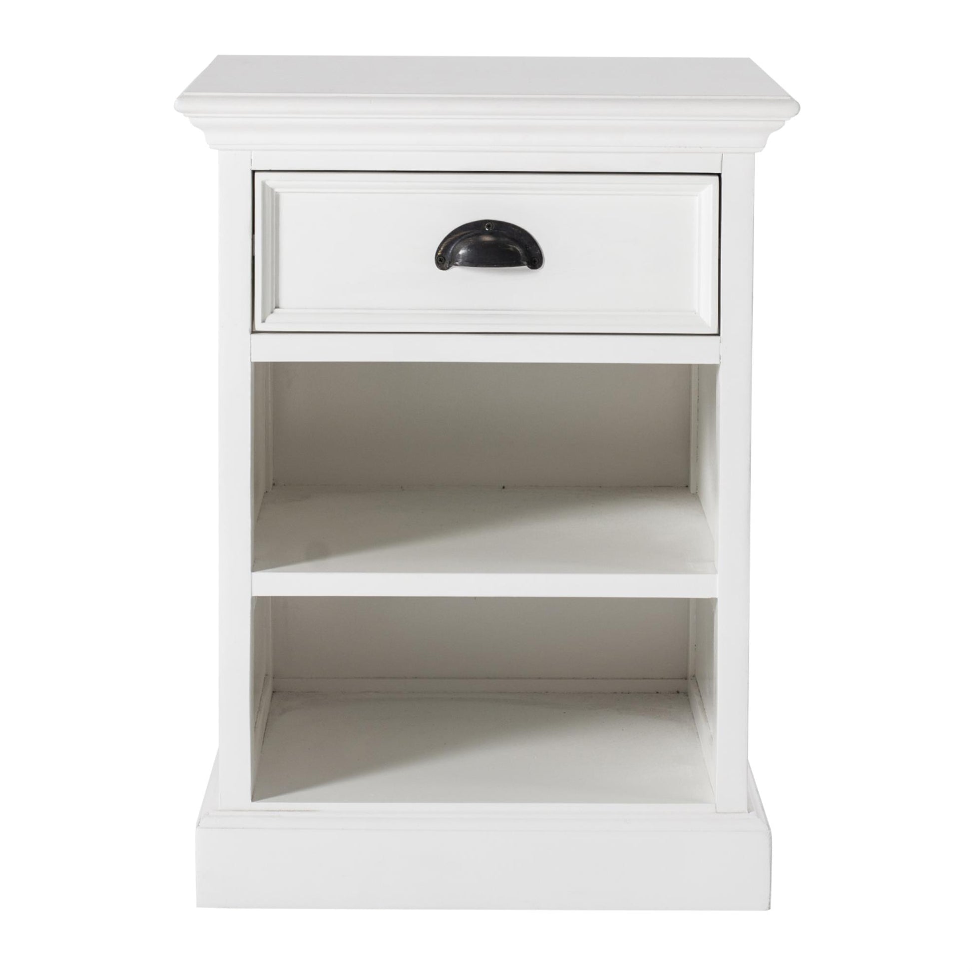 Halifax collection by Nova Solo.  Bedside Table with Shelves CasaFenix